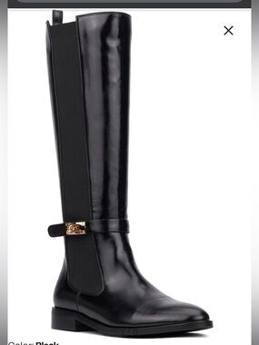 Torgeis Reilly Black Knee High Boots Women’s Size 10 NEW